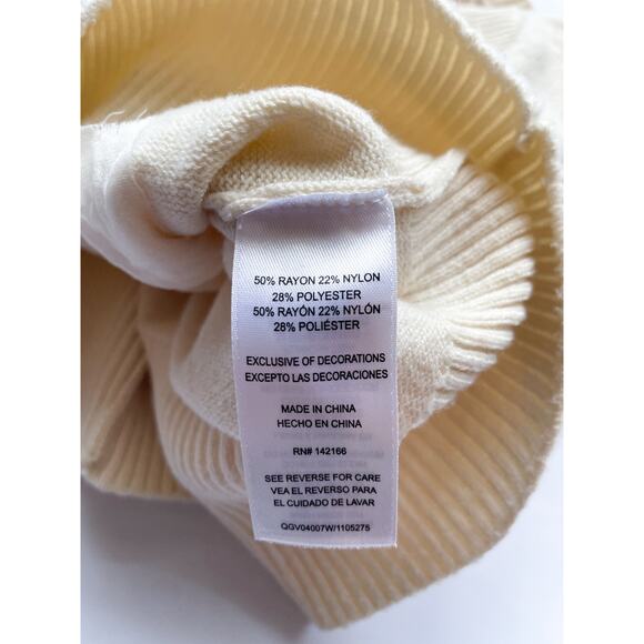 Girl's Peek Heart Short Sleeve Sweater Size 4/5 - Picture 4 of 4